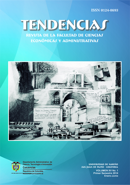 					View Vol. 15 No. 1 (2014): Vol. XV No. 1 Primer Semestre Enero-Junio 2014
				