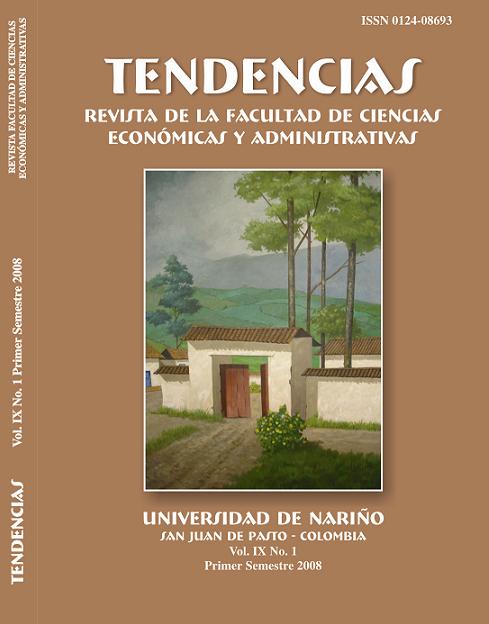 					View Vol. 9 No. 1 (2008): Vol. IX No. 1 Primer Semestre Enero-Junio 2008
				